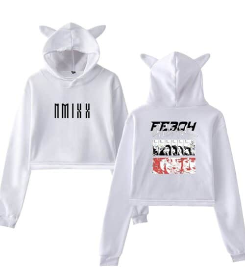 Nmixx Cropped Hoodie #1
