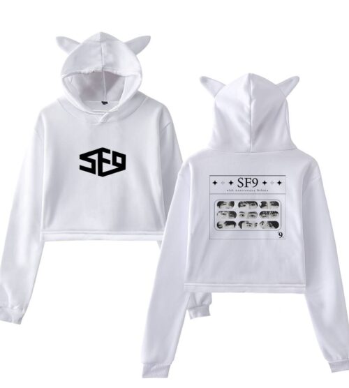SF9 Cropped Hoodie #4