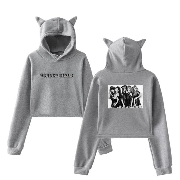 Wonder Girls Cropped Hoodie #1 - Image 4