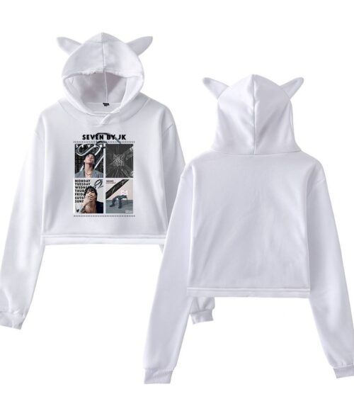 Jungkook Cropped Hoodie #4