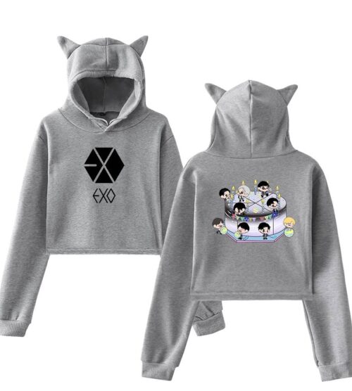 EXO Cropped Hoodie #3