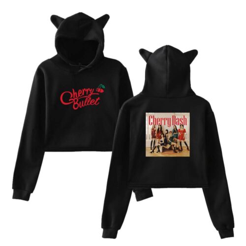 Cherry Bullet Cropped Hoodie #3