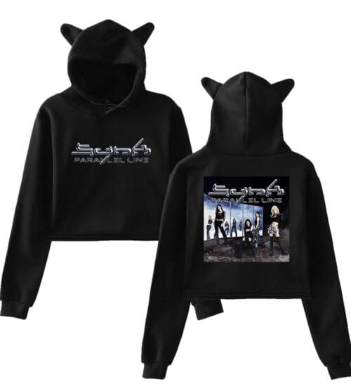 Aespa Cropped Hoodie #4