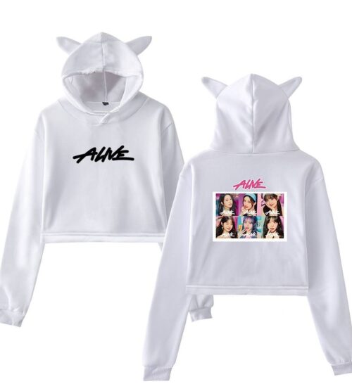 IVE Cropped Hoodie #1