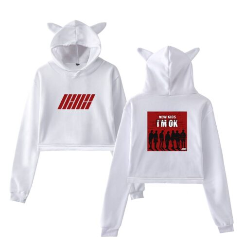 iKon Cropped Hoodie #4