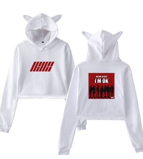 iKon Cropped Hoodie #4