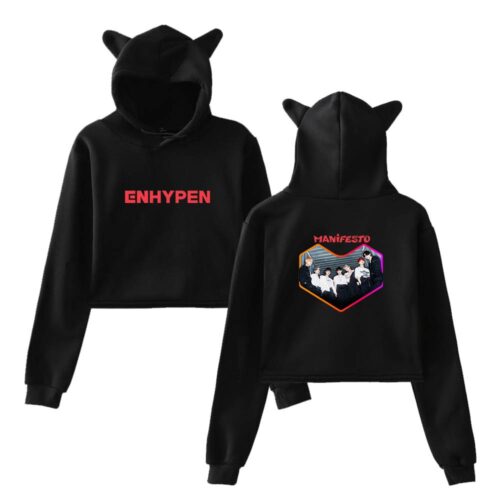 Enhypen Cropped Hoodie #2