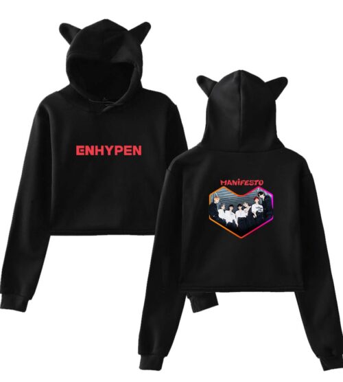 Enhypen Cropped Hoodie #2