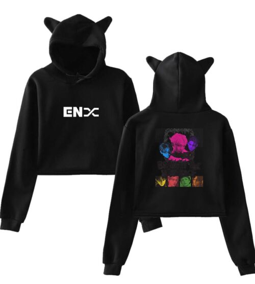 Enhypen Cropped Hoodie #3