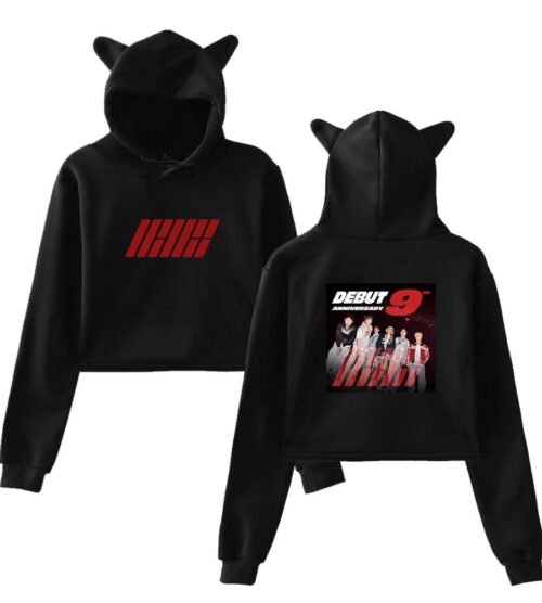 iKon Cropped Hoodie #2