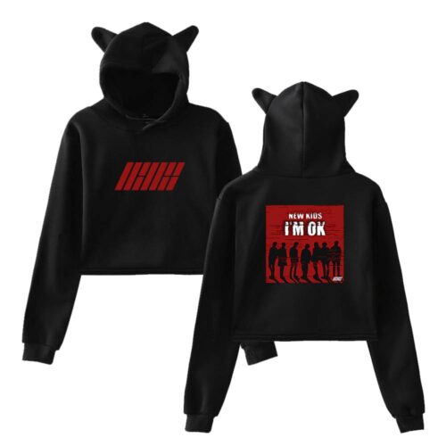 iKon Cropped Hoodie #4