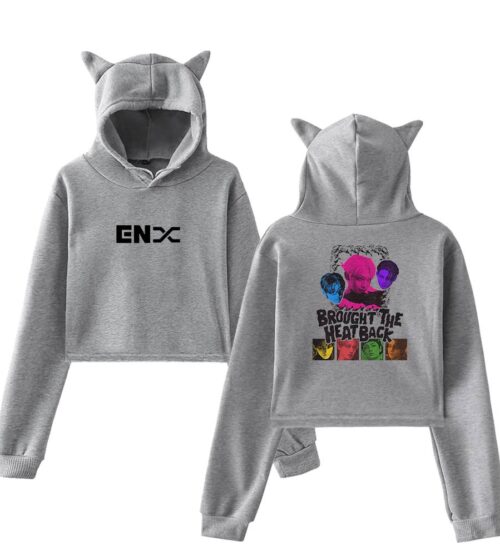 Enhypen Cropped Hoodie #3