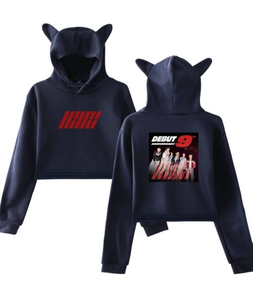 iKon Cropped Hoodie #2