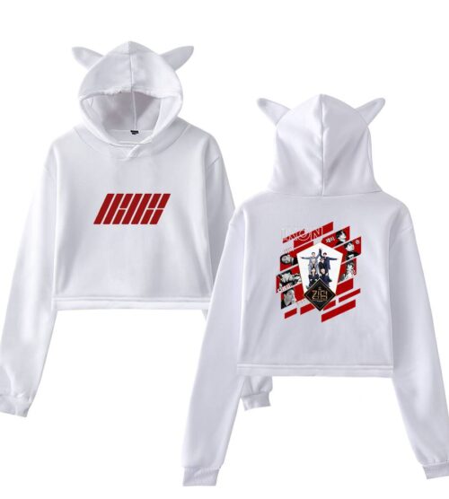iKon Cropped Hoodie #1