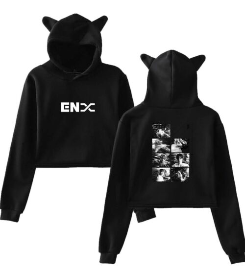 Enhypen Cropped Hoodie #4
