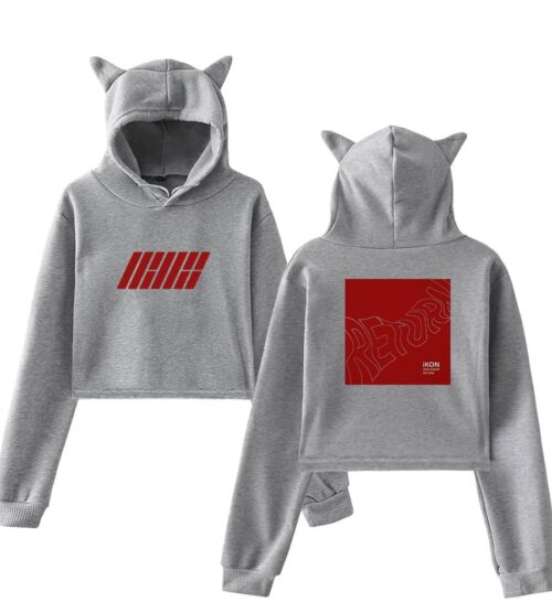 iKon Cropped Hoodie #3