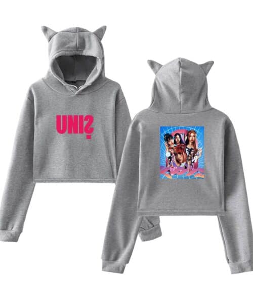 Unis Cropped Hoodie #3