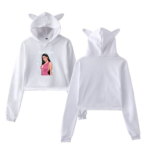 Nicki Minaj Cropped Hoodie #7 - Image 3