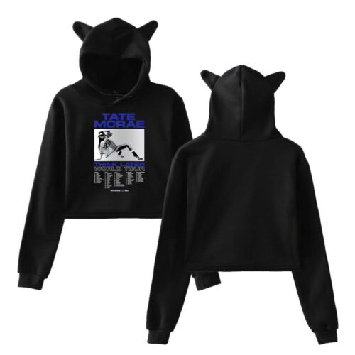 Tate McRae Think Later World Tour Cropped Hoodie #2