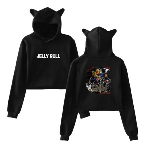 Jelly Roll Cropped Hoodie #3