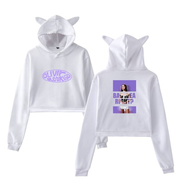 Olivia Rodrigo Cropped Hoodie #2 - Image 2