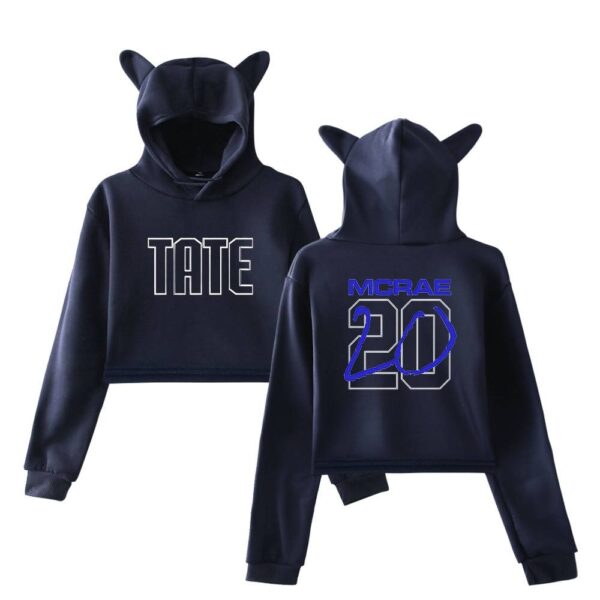 Tate McRae Cropped Hoodie #1 - Image 3