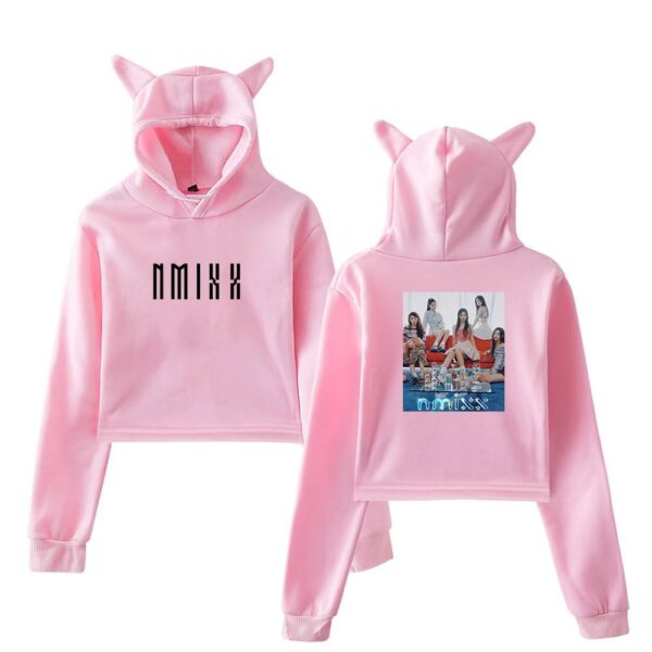 Nmixx Cropped Hoodie #3 - Image 5