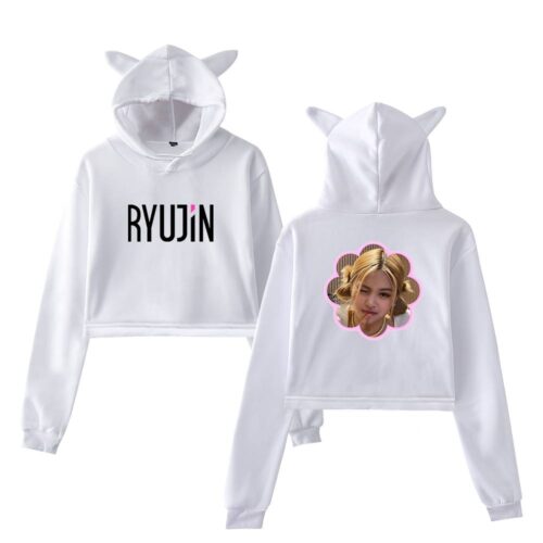 Ryujin Itzy Cropped Hoodie #1