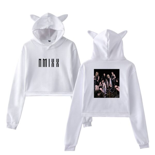 Nmixx Cropped Hoodie #2 - Image 3