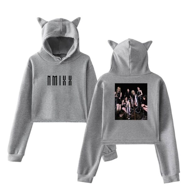 Nmixx Cropped Hoodie #2 - Image 4