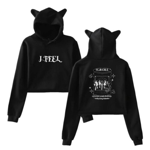 Gidle “I Feel” Cropped Hoodie #3 + Gift