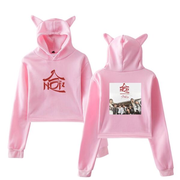 Stray Kids Giant Cropped Hoodie #1 - Image 5