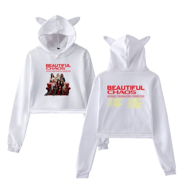 Katseye Cropped Hoodie #4 - Image 3