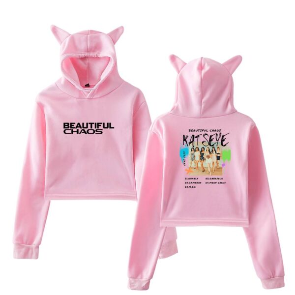 Katseye Cropped Hoodie #3 - Image 5
