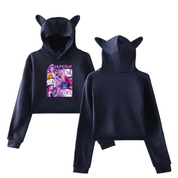 Demon Hunters Cropped Hoodie #10 - Image 3