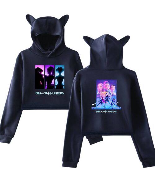 Demon Hunters Cropped Hoodie #7