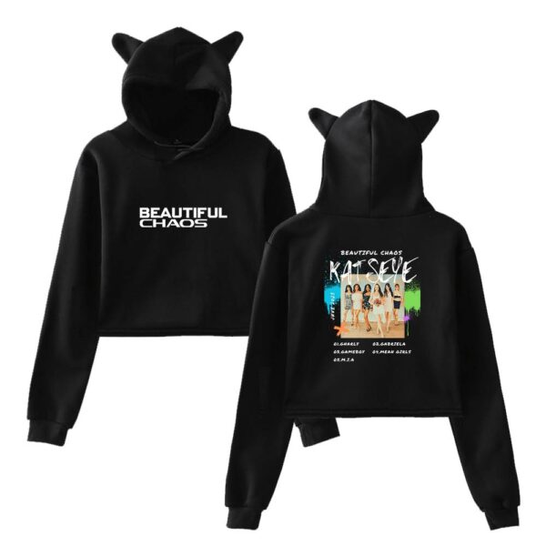Katseye Cropped Hoodie #3 - Image 2