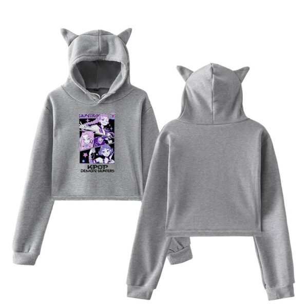 Demon Hunters Cropped Hoodie #3 - Image 4