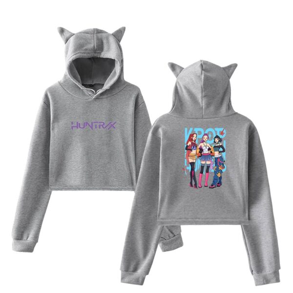 Demon Hunters Cropped Hoodie #13 - Image 4