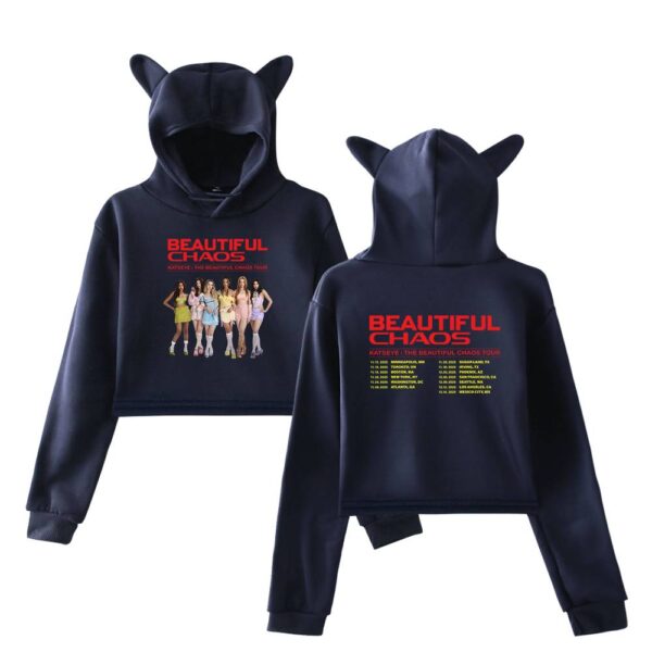 Katseye Cropped Hoodie #2 - Image 3