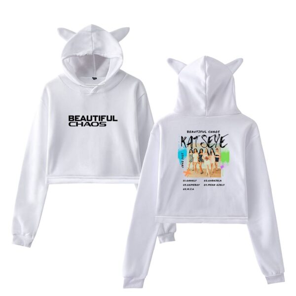 Katseye Cropped Hoodie #3 - Image 3