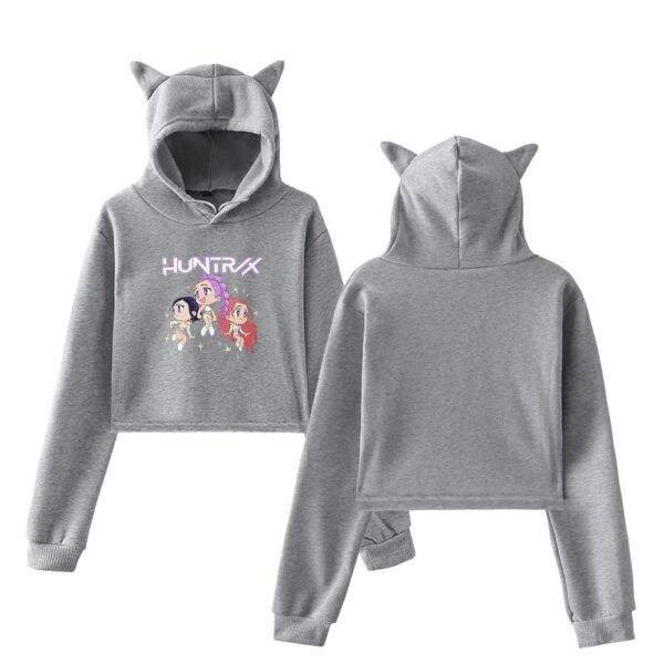 Demon Hunter Cropped Hoodie #5 - Image 4