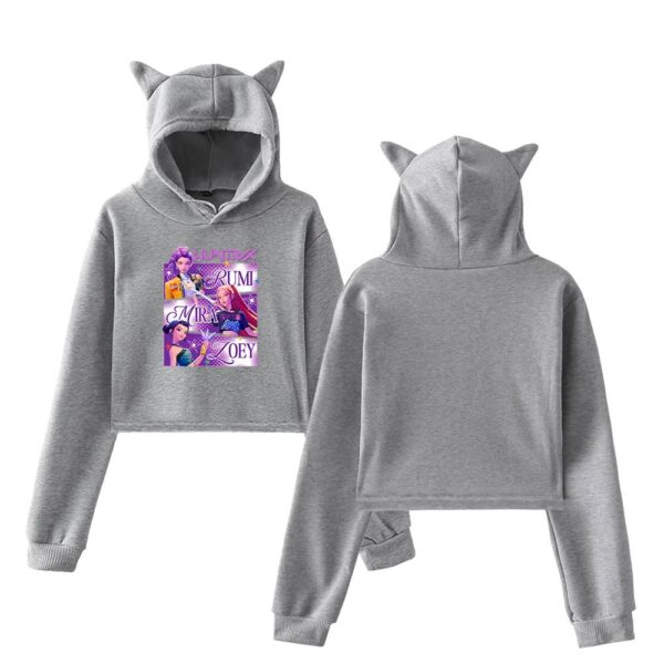 Demon Hunters Cropped Hoodie #10 - Image 4