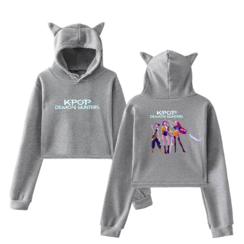 Demon Hunters Cropped Hoodie #12