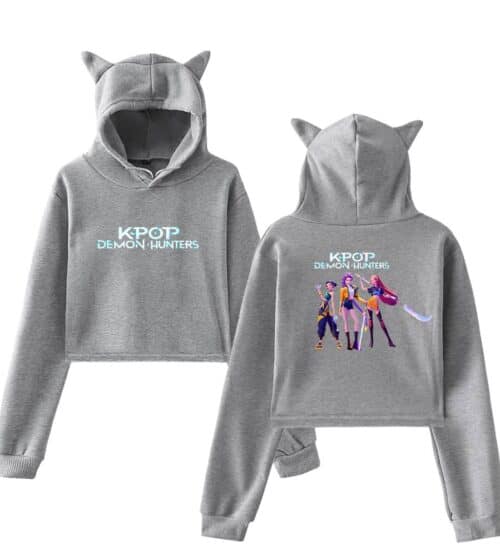 Demon Hunters Cropped Hoodie #12