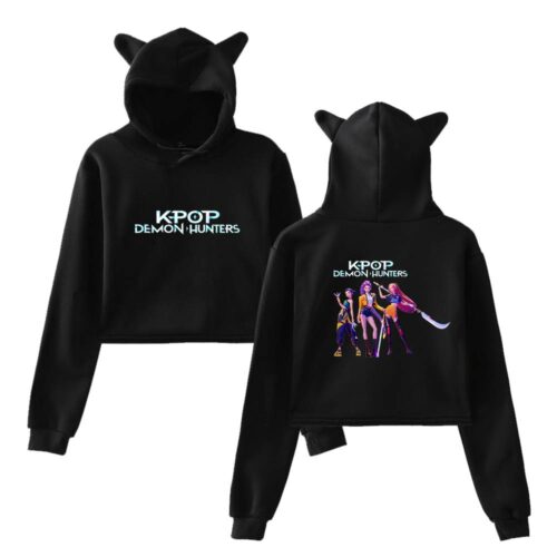 Demon Hunters Cropped Hoodie #12