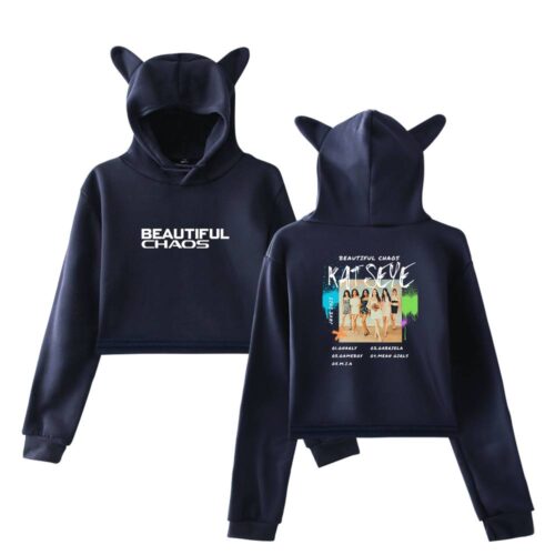 Katseye Cropped Hoodie #3