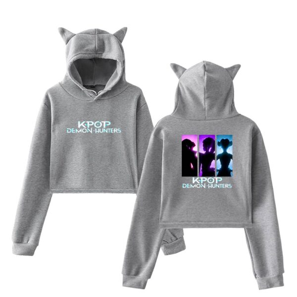 Demon Hunters Cropped Hoodie #9 - Image 4