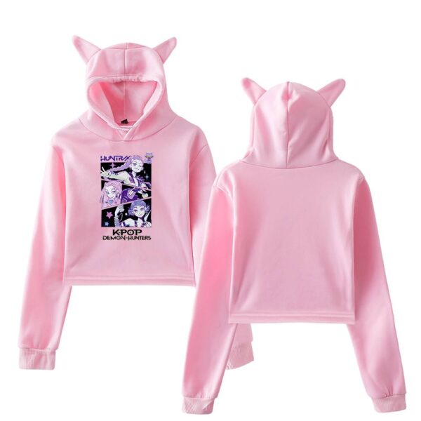 Demon Hunters Cropped Hoodie #3 - Image 5