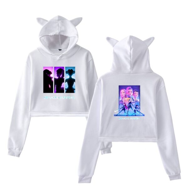 Demon Hunters Cropped Hoodie #7 - Image 3